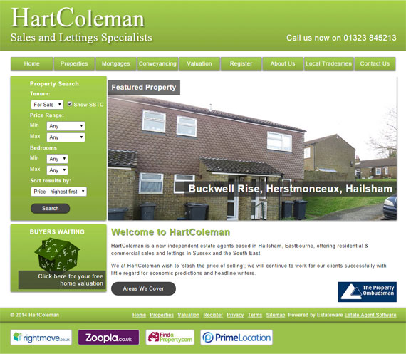 HartColeman Website Screenshot
