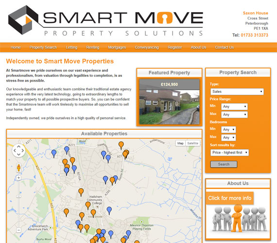 Smart Move Website Screenshot
